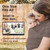Baby Wrap Carrier, Copper Gray - Carriers - 4