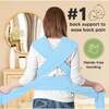 Baby Wrap Carrier, Baby Blue - Carriers - 5