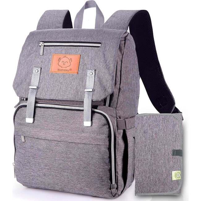 Explorer Diaper Backpack, Classic Gray - Carriers - 1