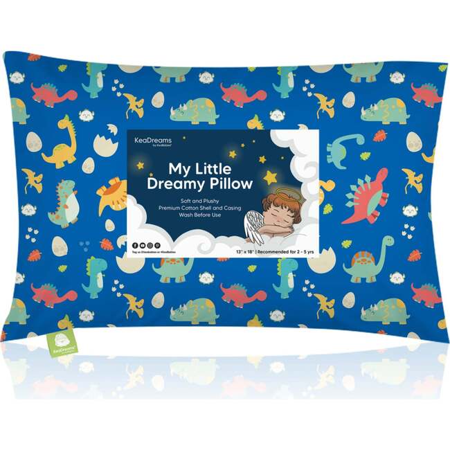 Toddler Pillow with Pillowcase, DinoWorld
