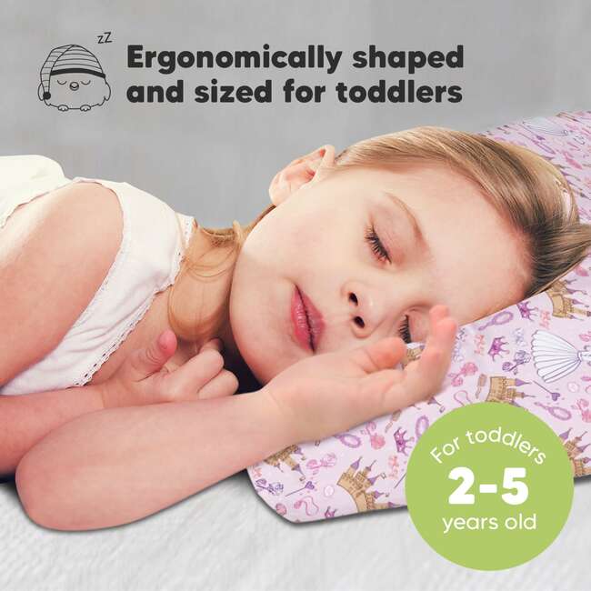 Toddler Pillow with Pillowcase, Dear Princess - Nursing Pillows - 2