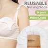 Women's Comfy Organic Nursing Pads, Soft White - Nursing Covers - 2