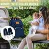 Explorer Diaper Backpack, Navy Blue - Carriers - 6