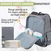 Explorer Diaper Backpack, Classic Gray - Carriers - 5