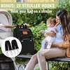Explorer Diaper Backpack, Trendy Black - Carriers - 6 - thumbnail