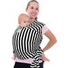 Baby Wrap Carrier, Black Stripes - Carriers - 1 - thumbnail