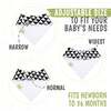 8-Pack Organic Baby Bandana Drool Bibs for Boys and Girls, Monochrome - Bibs - 4