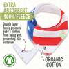8-Pack Organic Baby Bandana Drool Bibs for Boys and Girls, US of A - Bibs - 4