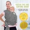 Baby Wrap Carrier, Black Stripes - Carriers - 3