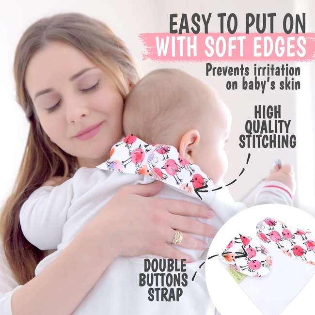 8-Pack Organic Baby Bandana Drool Bibs for Boys and Girls, Bold Bravery - Bibs - 6