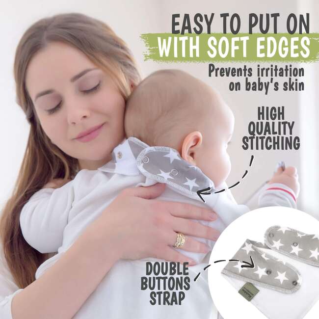 8-Pack Organic Baby Bandana Drool Bibs for Boys and Girls, US of A - Bibs - 6