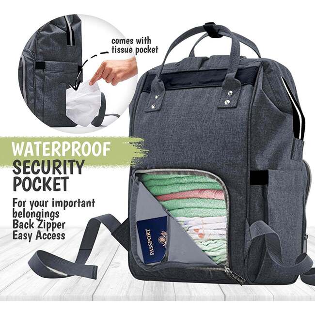 Original Diaper Backpack, Mystic Gray - Carriers - 4