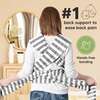 Baby Wrap Carrier, Gray Stripes - Carriers - 5