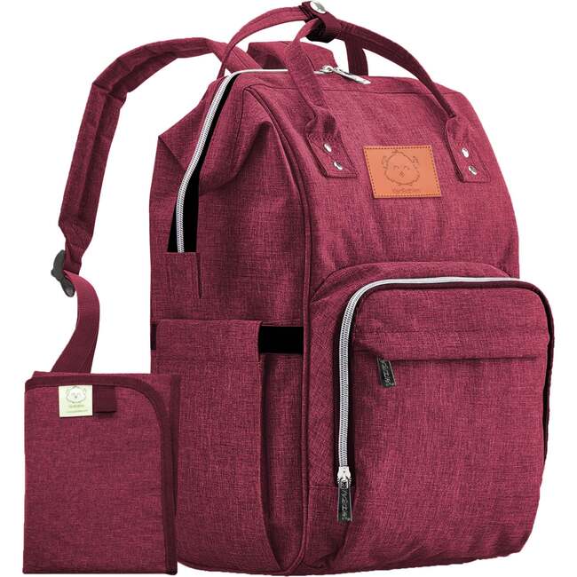 Original Diaper Backpack, Wine Red - Carriers - 1