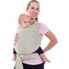 Baby Wrap Carrier, Stone Gray - Carriers - 1 - thumbnail