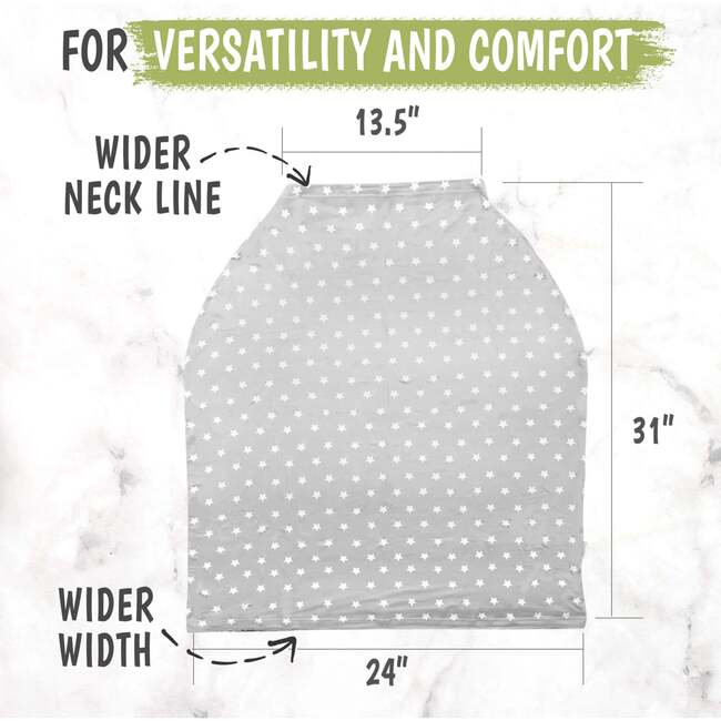 All in 1 Multi-Use Cover, Starry Charm - Nursing Covers - 5