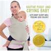 Baby Wrap Carrier, Stone Gray - Carriers - 3