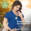 Baby Wrap Carrier, Cobalt Blue - Carriers - 6