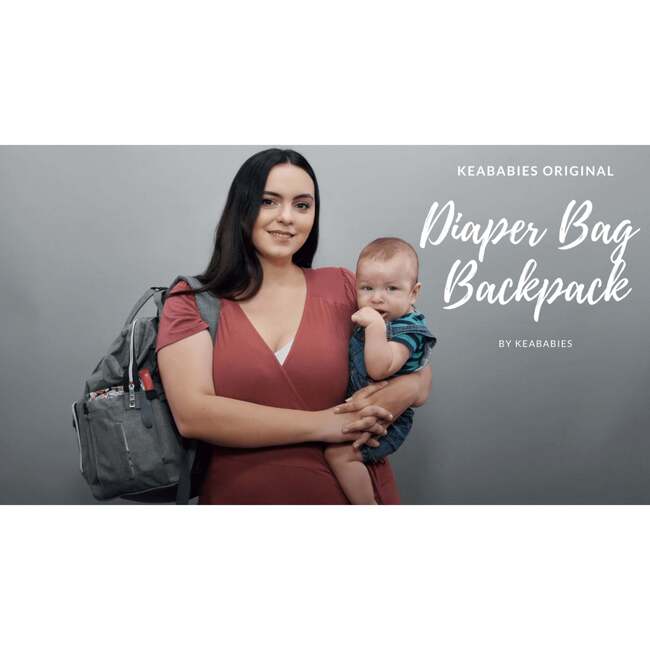 Original Diaper Backpack, Classic Gray - Carriers - 3