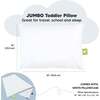 Jumbo Toddler Pillow with Pillowcase, Soft White - Nursing Pillows - 3