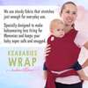 Baby Wrap Carrier, Royal Magenta - Carriers - 4
