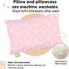 13X18 Toddler Pillow with Pillowcase for Sleeping, Mermaid - Nursing Pillows - 4