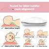Jumbo Toddler Pillow with Pillowcase, Soft White - Nursing Pillows - 6