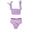 Minnie High Waist Bikini, Lilac Butterflies - Two Pieces - 1 - thumbnail