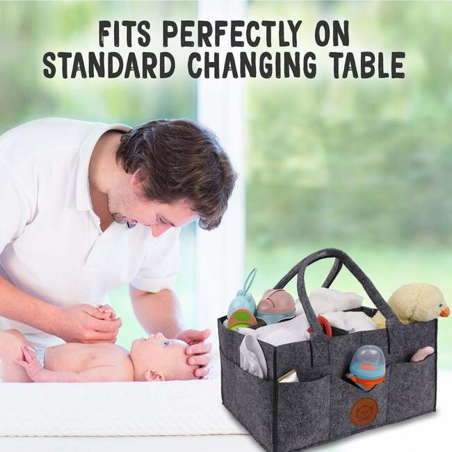 Original 2.0 Diaper Caddy, Mystic Gray - Carriers - 6
