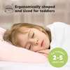 2-Pack Toddler Pillows, Mist Pink - Nursing Pillows - 2