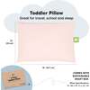 2-Pack Toddler Pillows, Mist Pink - Nursing Pillows - 3 - thumbnail