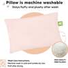 2-Pack Toddler Pillows, Mist Pink - Nursing Pillows - 4