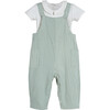Baby Mattias Overall & Bodysuit Set, Sage Gingham - Mixed Apparel Set - 1 - thumbnail