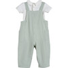 Baby Mattias Overall & Bodysuit Set, Sage Gingham - Mixed Apparel Set - 3 - thumbnail