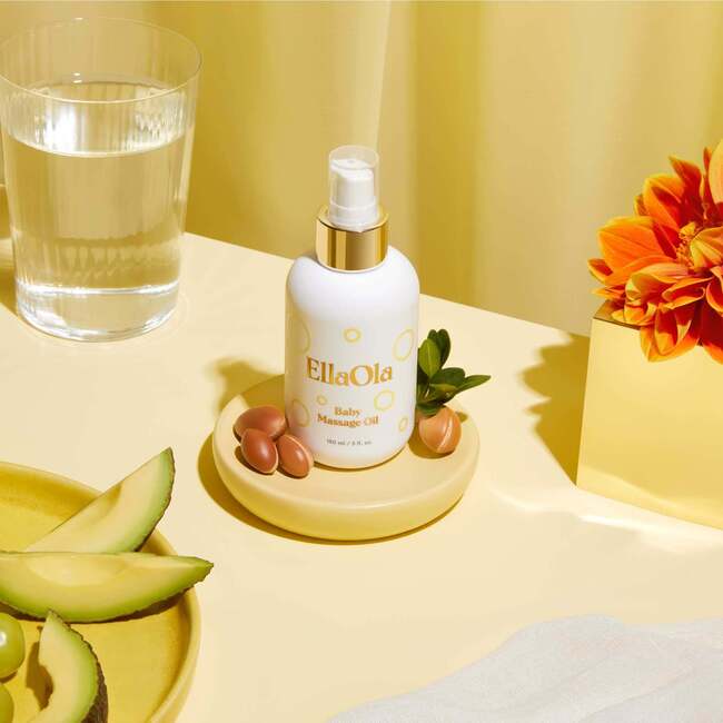 100% Organic Baby Massage Oil - Serums & Oils - 3