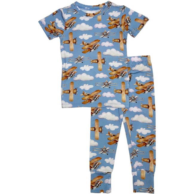 Logan Toddler Lounge Bamboo Pajama Set - Loungewear - 1