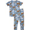 Logan Toddler Lounge Bamboo Pajama Set - Loungewear - 1 - thumbnail