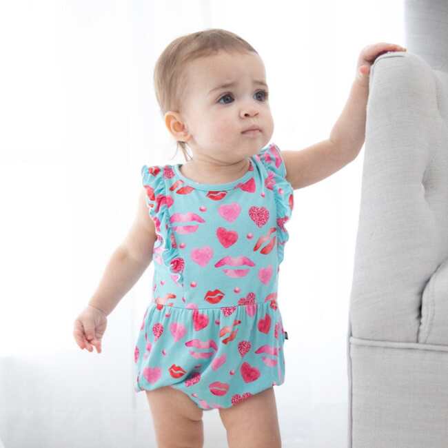 Scarlett Ruffled Bamboo Bubble Romper - Rompers - 5