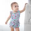 Scarlett Ruffled Bamboo Bubble Romper - Rompers - 5
