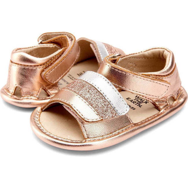 Jetsetter Sandals, Rose Gold - Sandals - 1
