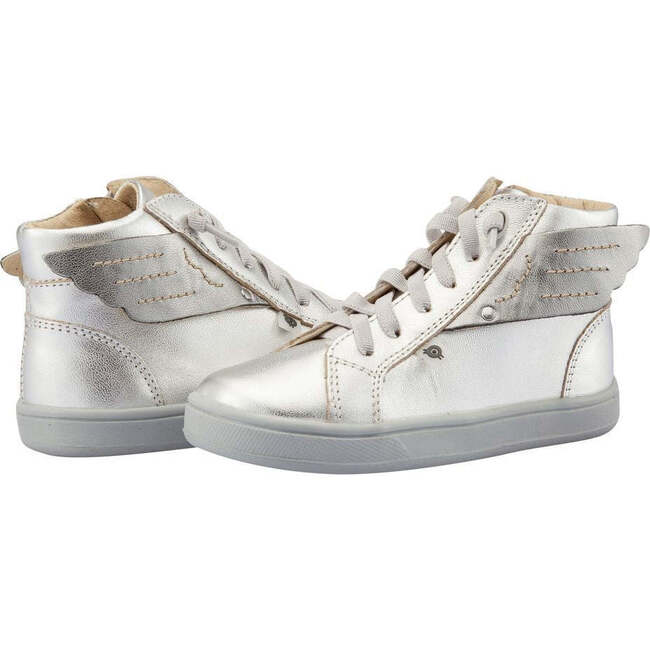 Local Wings Sneakers, Silver - Sneakers - 1