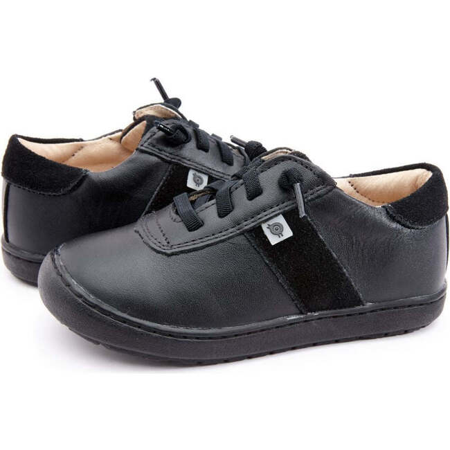 Suede Sneakers, Black - Sneakers - 1