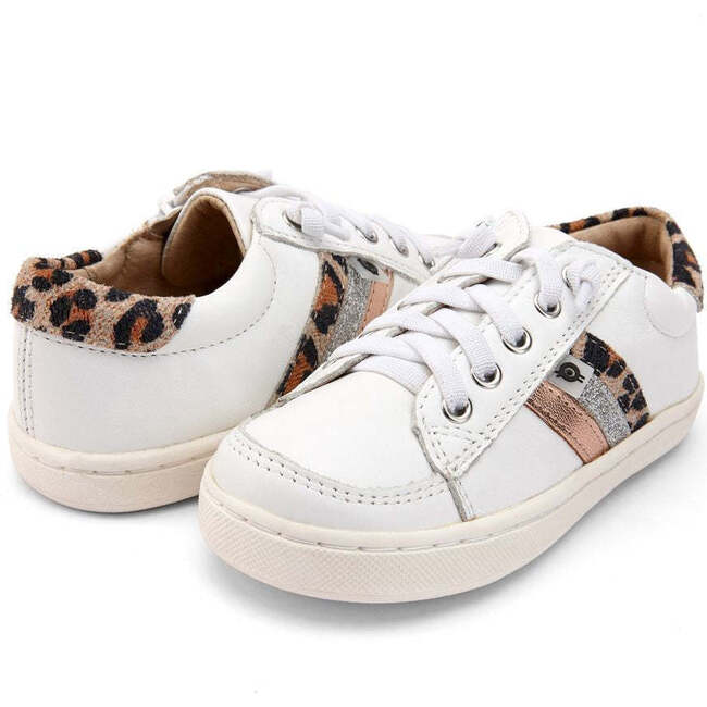 Collective Leather Sneakers, White - Sneakers - 1 - zoom