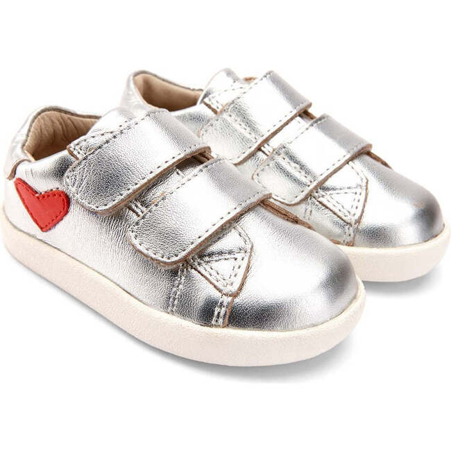 Beat Velcro Sneakers, Silver