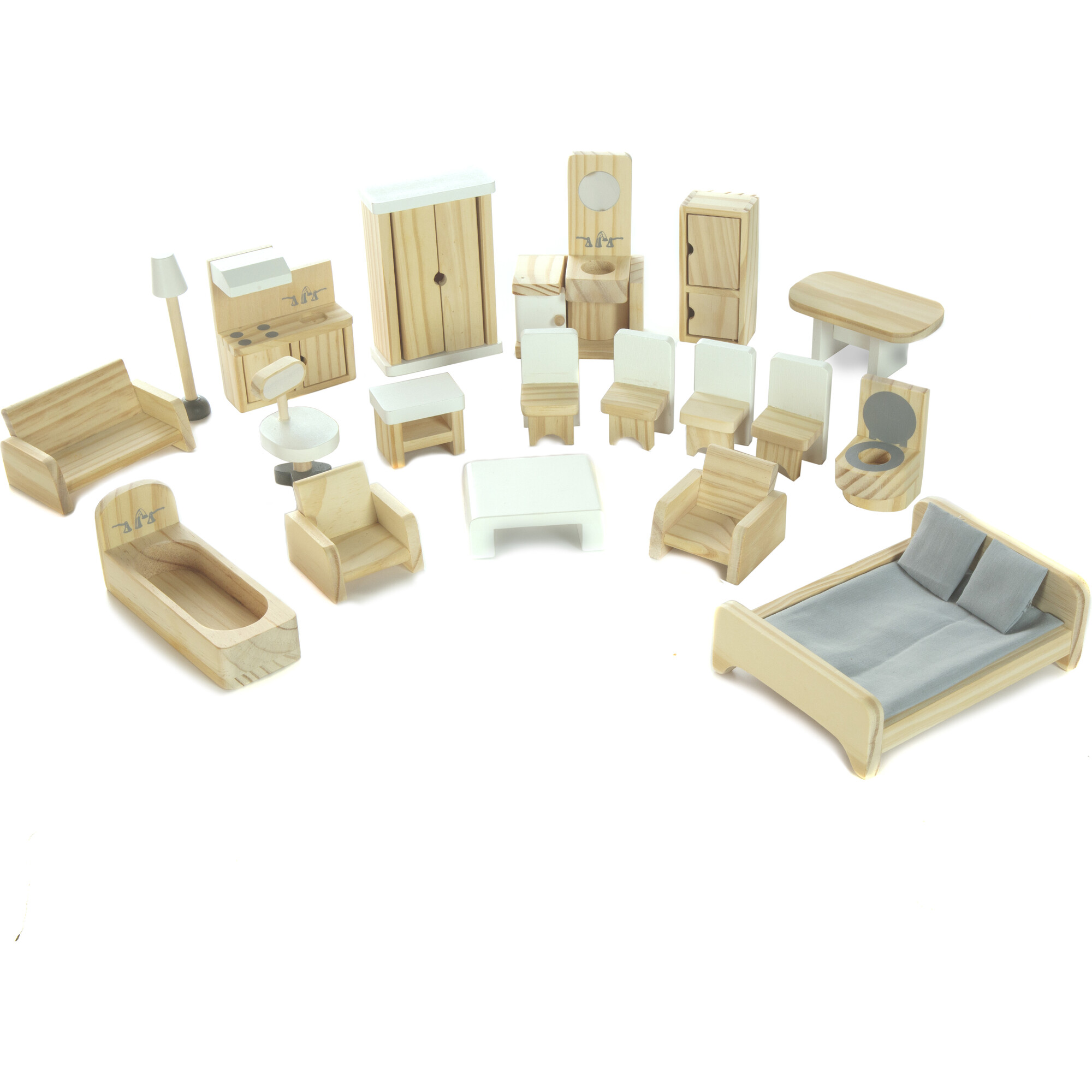 Wooden Dollhouse Furniture - Dollhouses - 1
