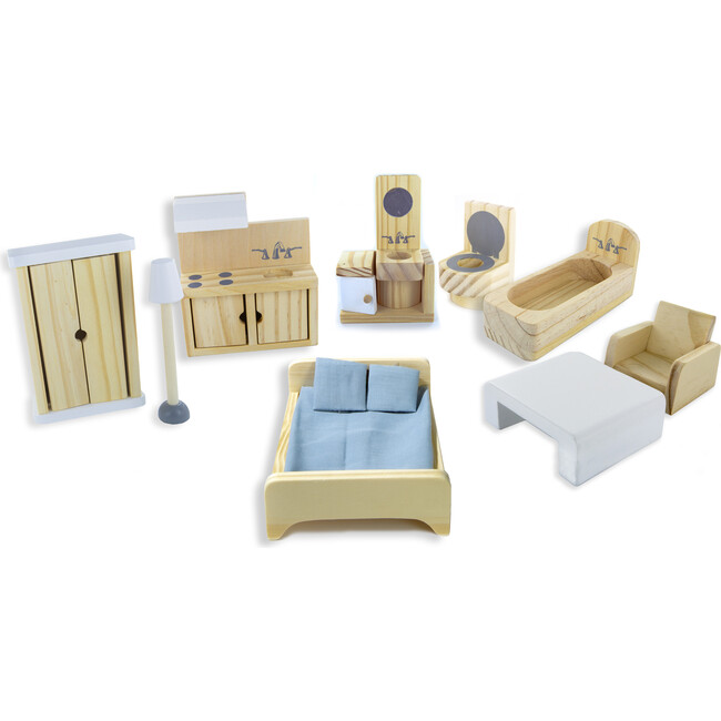 Wooden Dollhouse Furniture - Dollhouses - 4