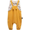 Paisley Print Overalls, Mustard - Mixed Apparel Set - 1 - thumbnail