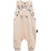 Paisley Print Overalls, Beige - Mixed Apparel Set - 1 - thumbnail