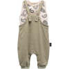 Paisley Print Overalls, Khaki - Mixed Apparel Set - 1 - thumbnail