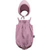 Bodysuit & Cap Set, Purple - Onesies - 1 - thumbnail